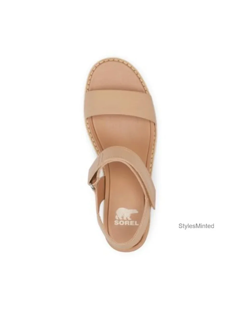 Sorel Joanie IV Y Strap Wedge Sandals Women's Leather Open Toe